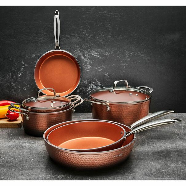 Garnek na indukcję z powłoką nieprzywierającą Starke Pro Glossy Copper 1,6 l