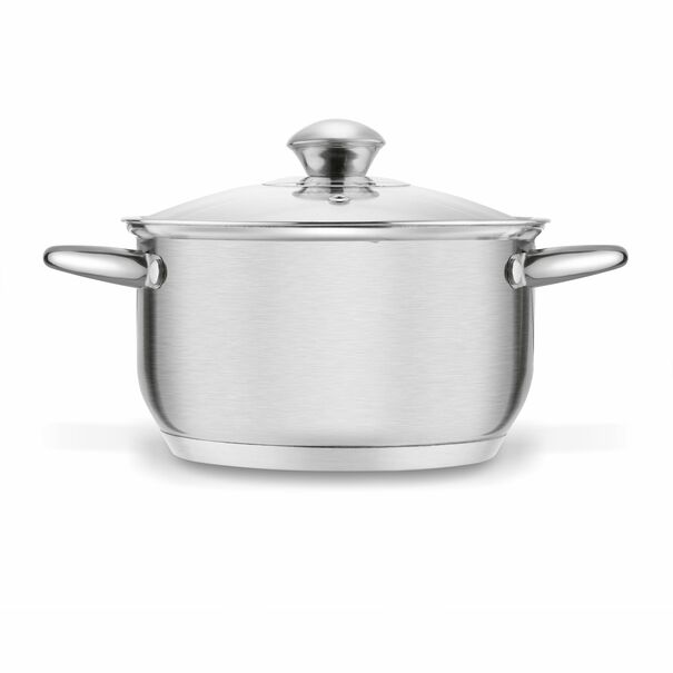 Garnek ze stali nierdzewnej Tadar Cori 18 cm z pokrywką