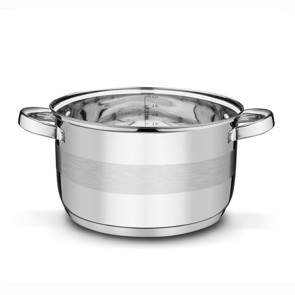 Garnek ze stali nierdzewnej Tadar Roger 22 cm indukcja