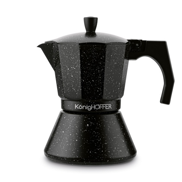 Kawiarka włoska KonigHOFFER Black Granite Marble 300 ml