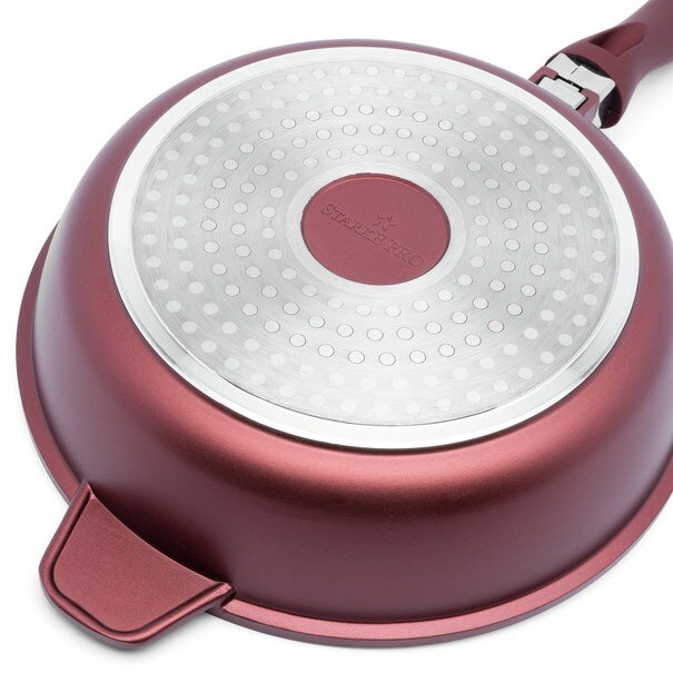 Patelnia ceramiczna Starke Pro Cobre 2,4 l ze szklaną pokrywką