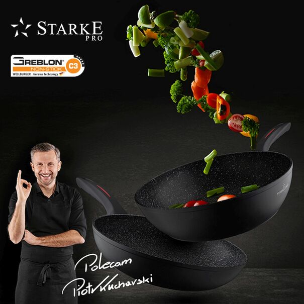 Patelnia granitowa Starke Pro Piccante 23,5 cm indukcja