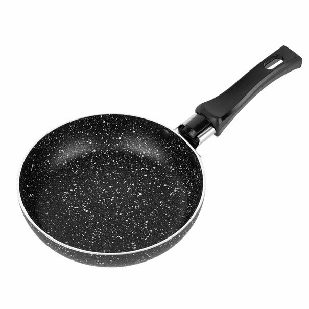 Patelnia marmurkowa non-stick Tadar Marmara Black 14 cm bez indukcji