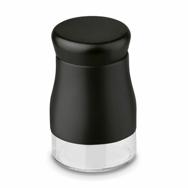 Pojemnik na przyprawy szklany Tadar Miri 150 ml czarny