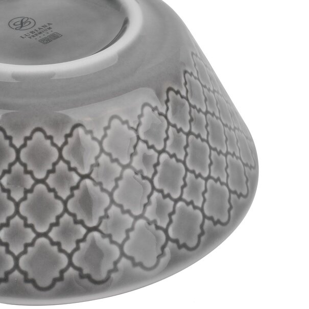 Salaterka porcelanowa Lubiana Marrakesz 15 cm szara