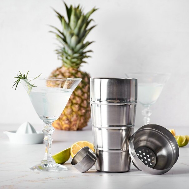 Shaker do drink&oacute;w i koktajli Tadar Galeo 750 ml karbowany