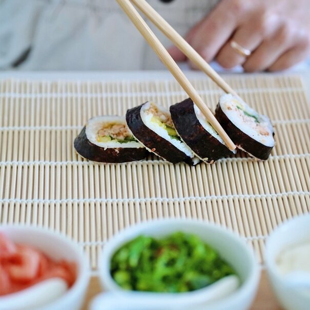 Zestaw do sushi dla 5 os&oacute;b bambusowy Tadar 9 element&oacute;w