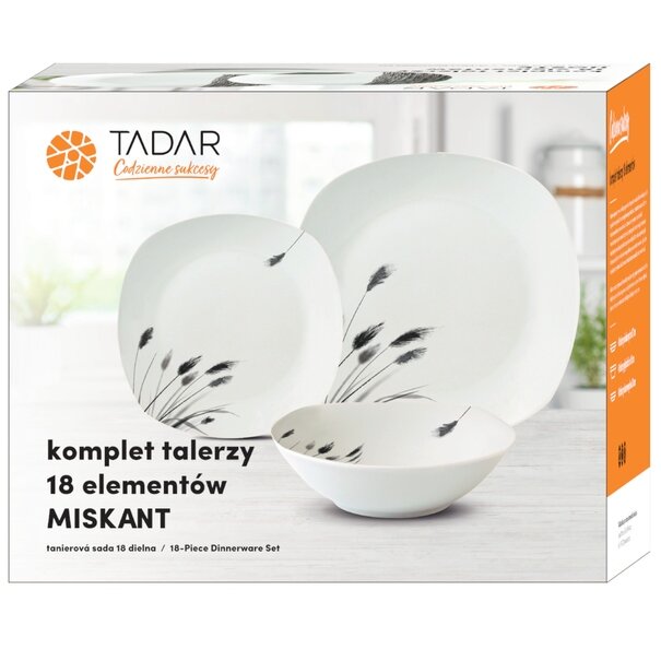 Zestaw talerzy porcelanowych Tadar Hoste 18 element&oacute;w