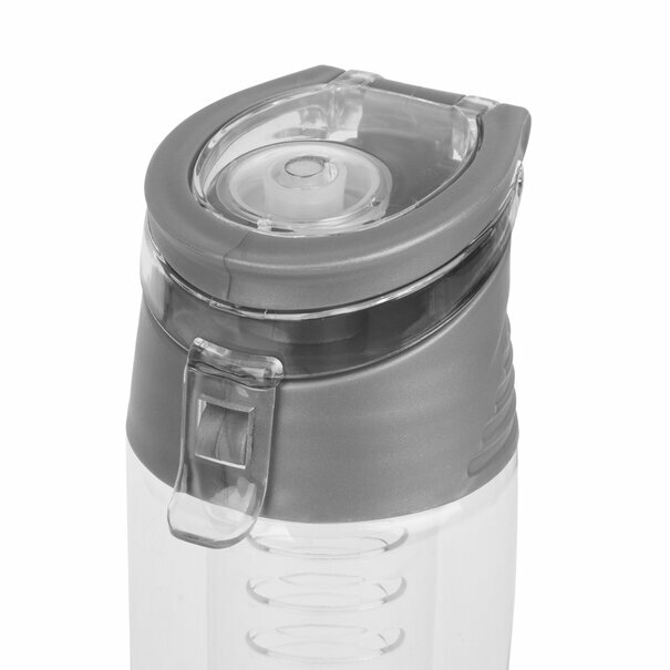 Butelka z wkładem na owoce i l&oacute;d plastikowa Tadar 700 ml szara