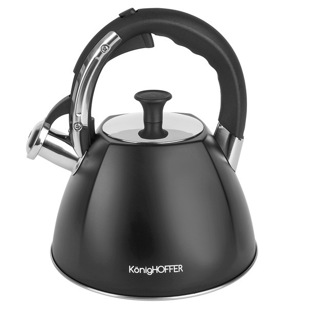 Czajnik tradycyjny Konighoffer Firenze II 2,5 l czarny mat