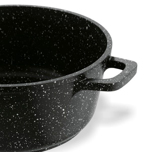Garnek na indukcję z pokrywką Konighoffer Pollo Black 4,5 l