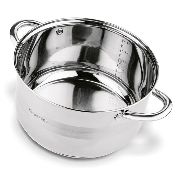 Garnek na indukcję ze stali nierdzewnej Konighoffer Faro 5,9 l