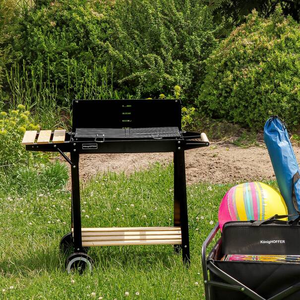 Grill ogrodowy na węgiel Konighoffer 86 x 41 x 80 cm