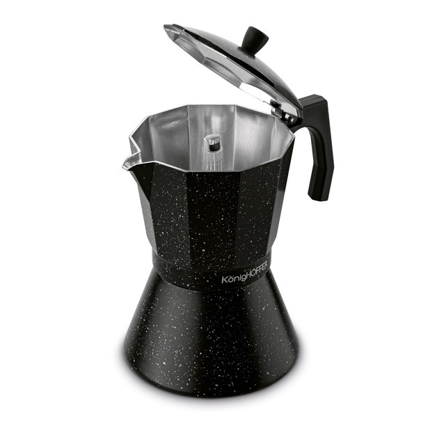 Kawiarka włoska KonigHOFFER Black Granite Marble 720 ml