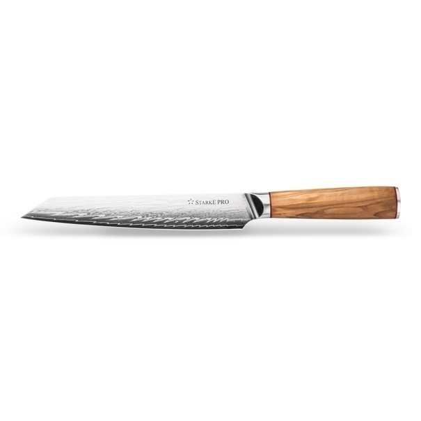 Komplet 6 noży Starke Pro Damascus Takeru w sk&oacute;rzanej torbie