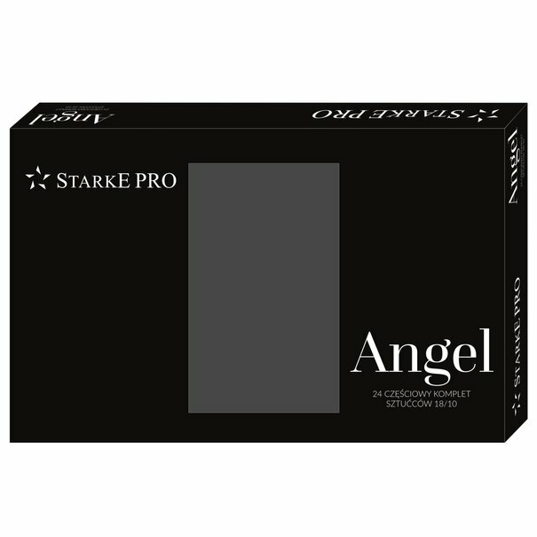 Komplet sztućc&oacute;w ze stali szlachetnej Starke Pro Angel 24 elementy