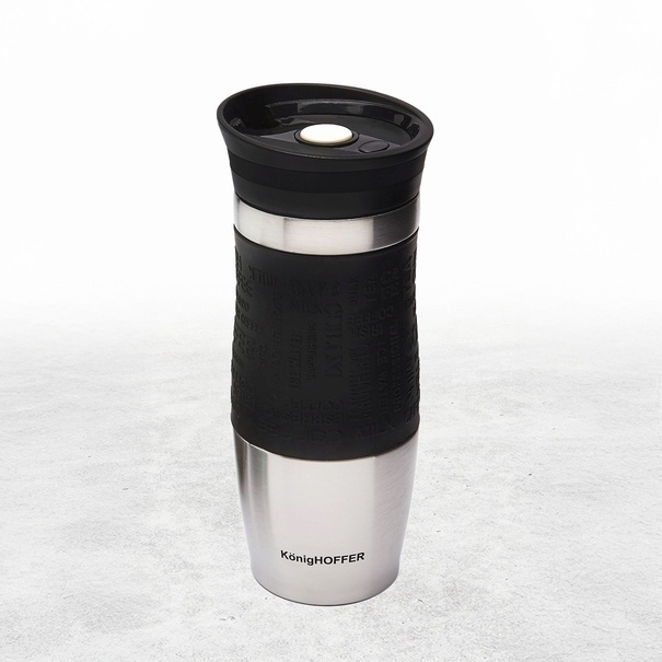 Kubek termiczny Konighoffer Loara 400 ml czarny