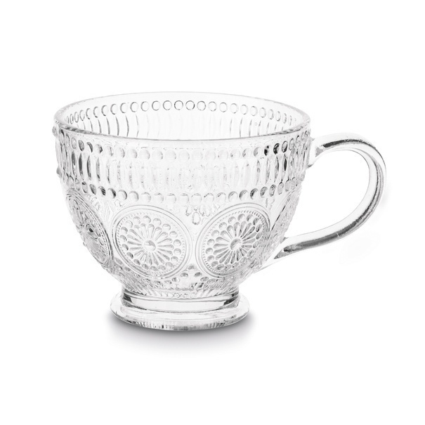Kubki szklane filiżanki Tadar Laura 400 ml 6 sztuk