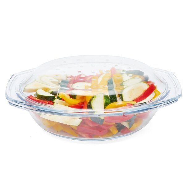 Naczynie żaroodporne owalne z pokrywą Termisil Grill&Drop 2,9 l