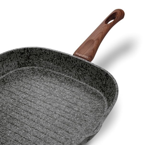 Patelnia grillowa granitowa Konighoffer Venga 28 cm