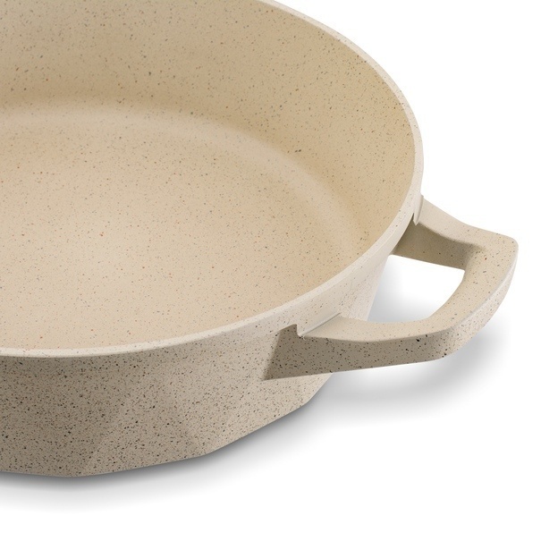 Patelnia marmurowa na indukcję kr&oacute;tkie uchwyty Konighoffer Corte 28 x 7,5 cm