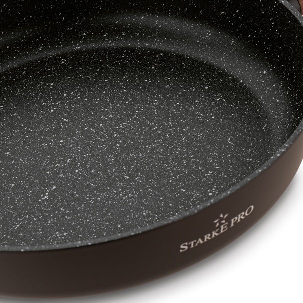 Patelnia uniwersalna na indukcję Starke Pro Starlet Brown 20 cm