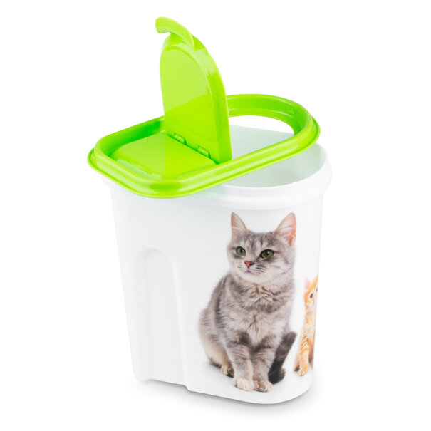 Pojemnik na karmę dla psa lub kota Hega Pet 2 l mix wzor&oacute;w
