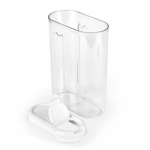 Pojemnik na żywność i produkty sypkie Plastic Forte Totem 1,5 l biały