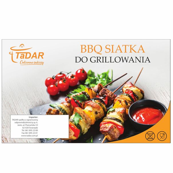 Ruszt do grilla Tadar BBQ 34 x 22 x 59 cm