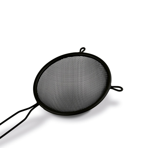 Sitko kuchenne z rączką Konighoffer Dark 12 cm czarne