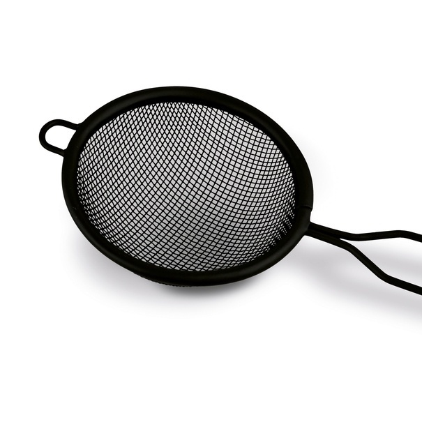 Sitko kuchenne z rączką Konighoffer Dark 8 cm czarne
