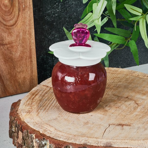 Słoik do dżemu z łyżeczką Tadar Baryłka 370 ml