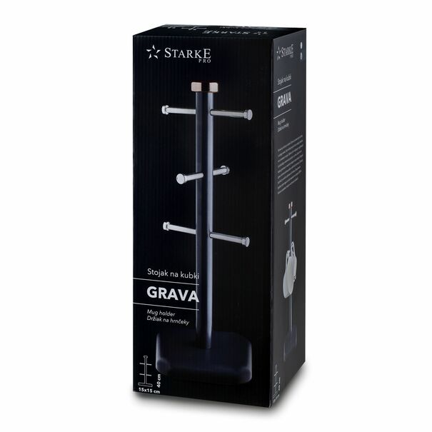 Stojak na kubki Starke Pro Grava 15 x 41,5 cm granatowy