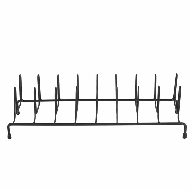 Stojak na pokrywki lub talerze Tadar 33,5 x 13,5 x 9 cm czarny