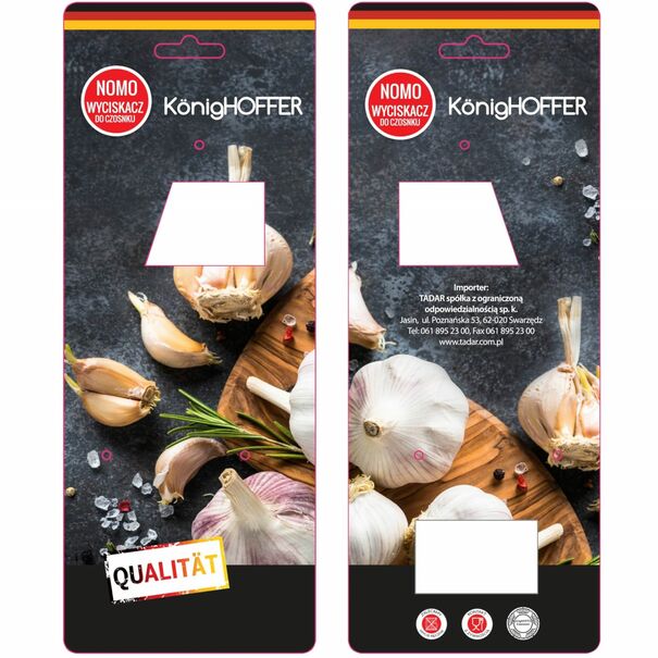 Wyciskacz do czosnku K&ouml;nighoffer Nomo 16,5 cm