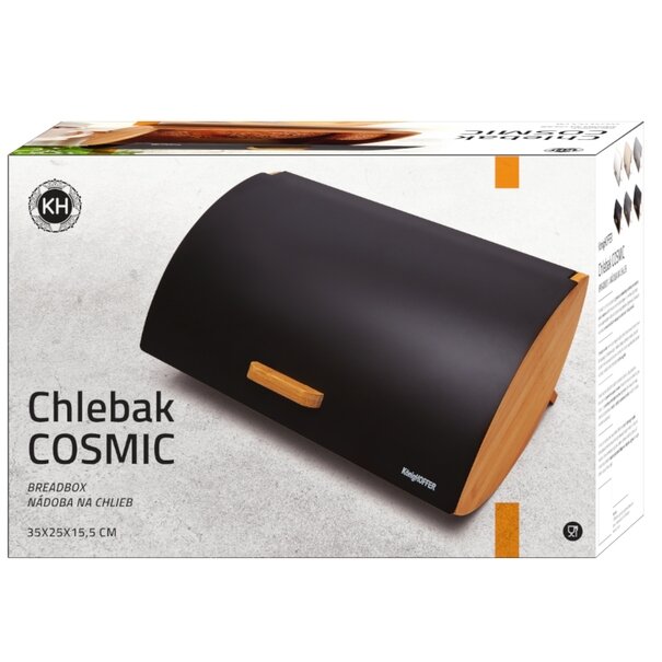 Chlebak bambusowy KonigHOFFER Cosmic szary