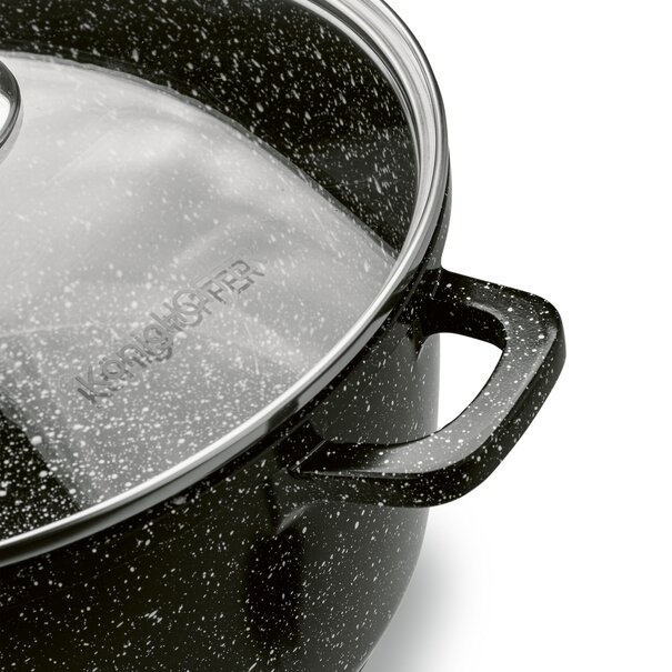 Garnek ceramiczny z pokrywką Konighoffer Kingstone 2,4 l na indukcję
