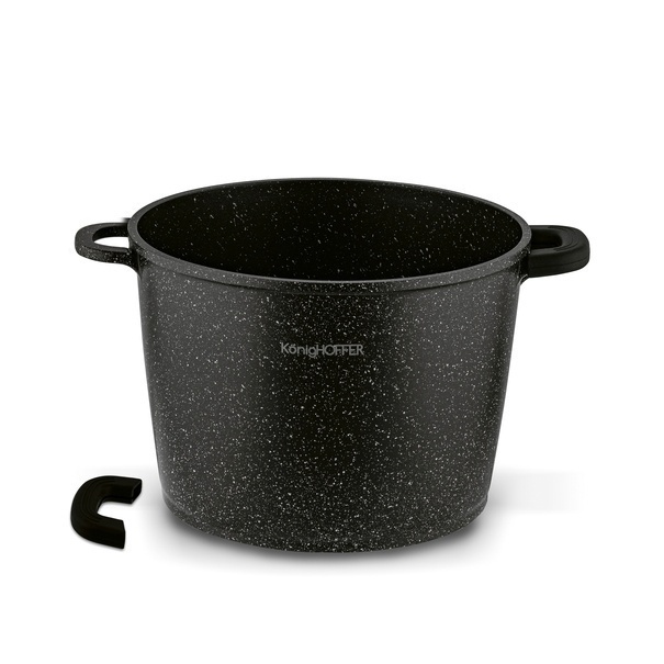 Garnek na indukcję wysoki Konighoffer Pollo 10 l i 2 nakładki