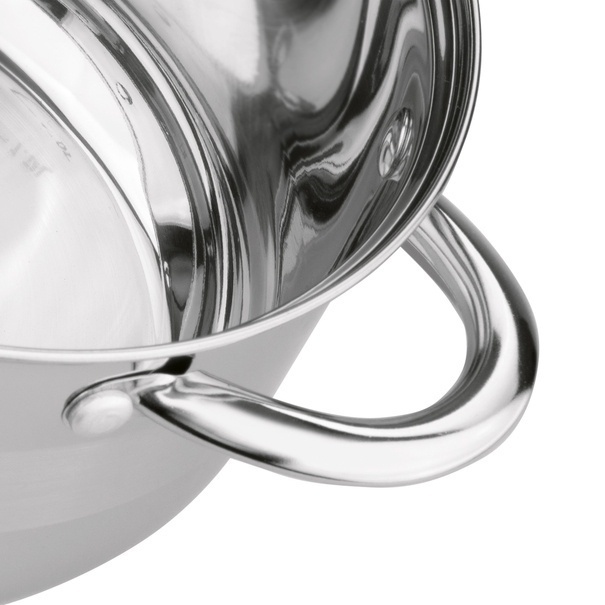 Garnek na indukcję ze stali nierdzewnej Konighoffer Faro 1,8 l