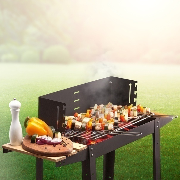Grill ogrodowy na węgiel Konighoffer 86 x 41 x 80 cm