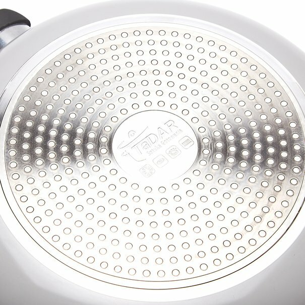 Patelnia ceramiczna na indukcję Tadar Sotto 28 cm szara