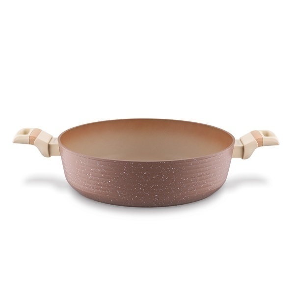 Patelnia indukcyjna kr&oacute;tkie uchwyty z pokrywką Starke Pro Coretto 28 cm