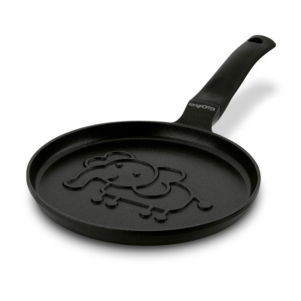 Patelnia na indukcję do naleśnik&oacute;w i plack&oacute;w Konighoffer Słoń 18 cm
