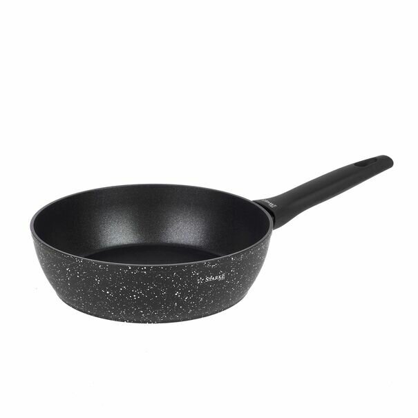 Patelnia na indukcję non-stick z pokrywką Starke Pro Sirius 24 cm głęboka