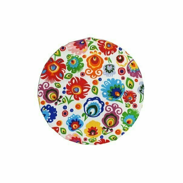 Poduszka na krzesła lub taboret Gomer 28 x 2,5 cm okrągła mix wzor&oacute;w