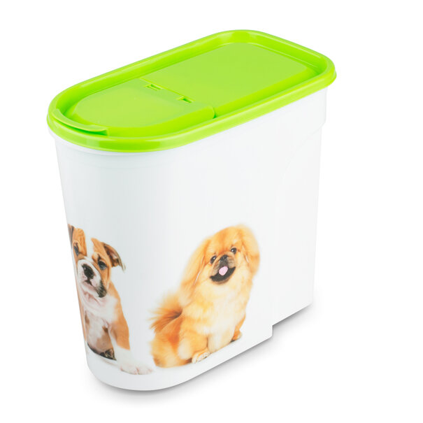 Pojemnik na karmę dla psa lub kota Hega Pet 5,7 l mix wzor&oacute;w