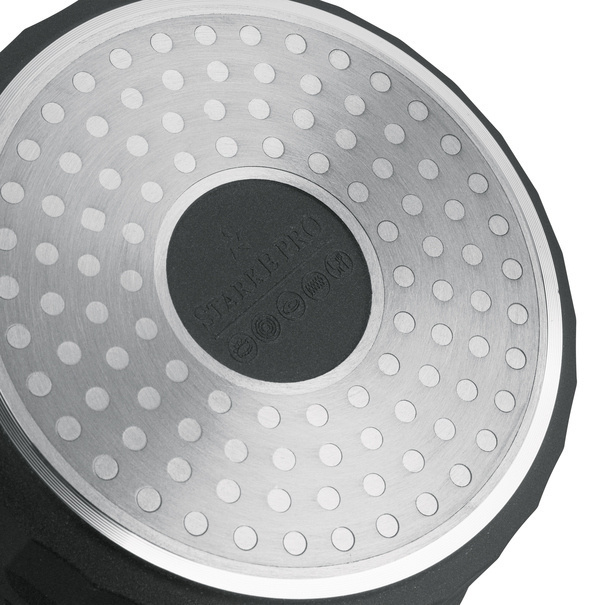 Rondel na indukcję z powłoką marmurową Starke Pro Embossed 1,2 l