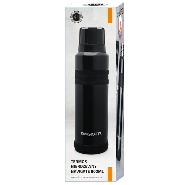 Termos nierdzewny Konighoffer Navigate 800 ml czarny