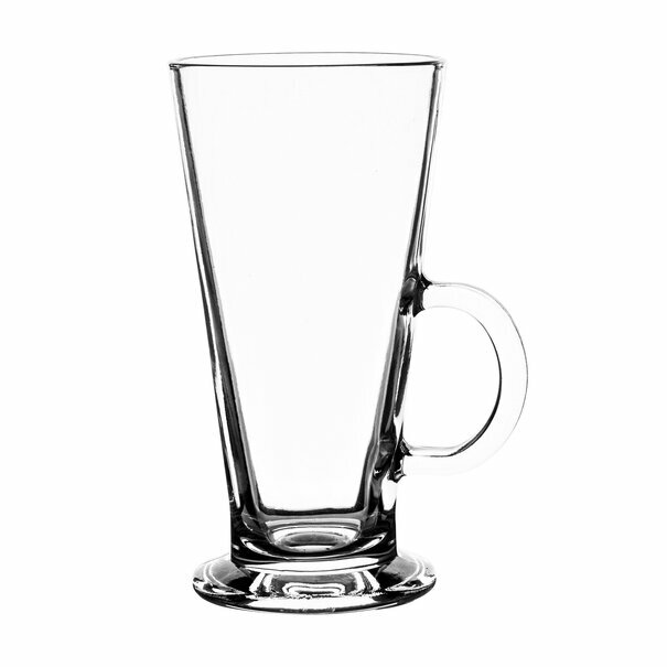 Zestaw 6 szklanek Tadar Caffee Latte 250 ml i elektryczny spieniacz do mleka