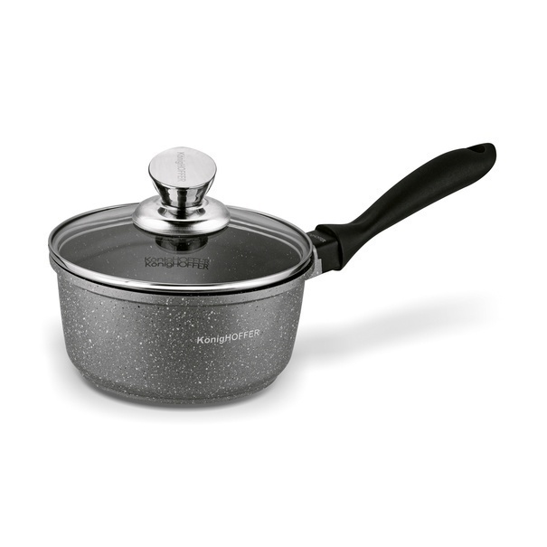 Zestaw garnk&oacute;w Konighoffer Pollo Grey 8 element&oacute;w 2 nakładki i 2 podkładki
